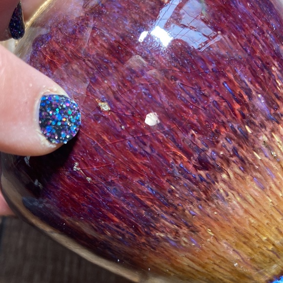 Ceramic Raku Bud Vase - Picture 8 of 8